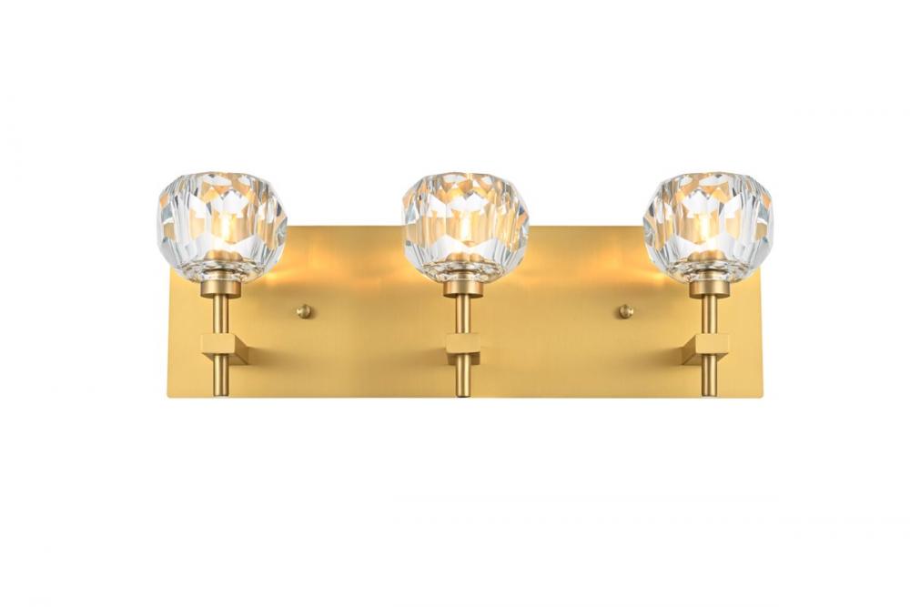 Graham 3 Light Wall Sconce in Gold