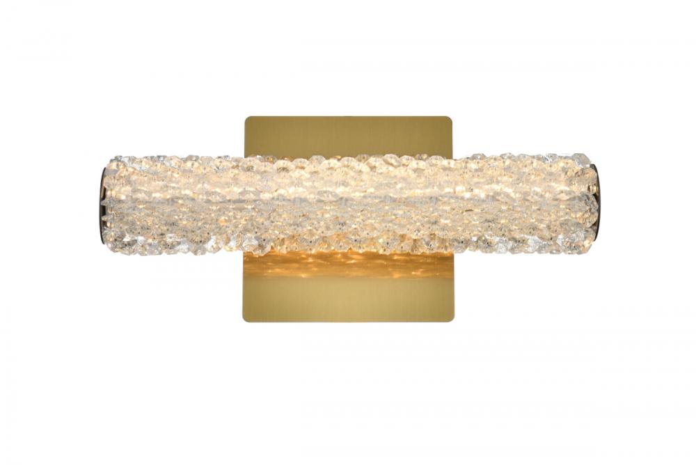 Bowen 12 Inch Adjustable LED Wall Sconce in Satin Gold