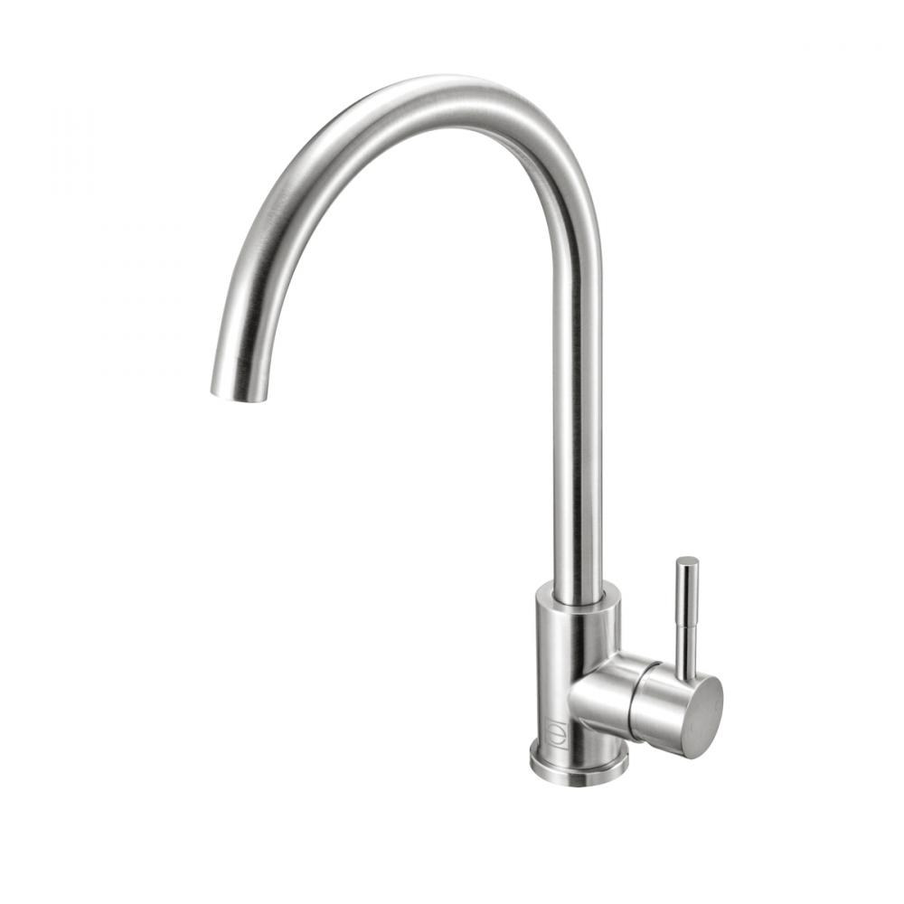 Finn Single Handle Kitchen Faucet in Brushed Nickel
