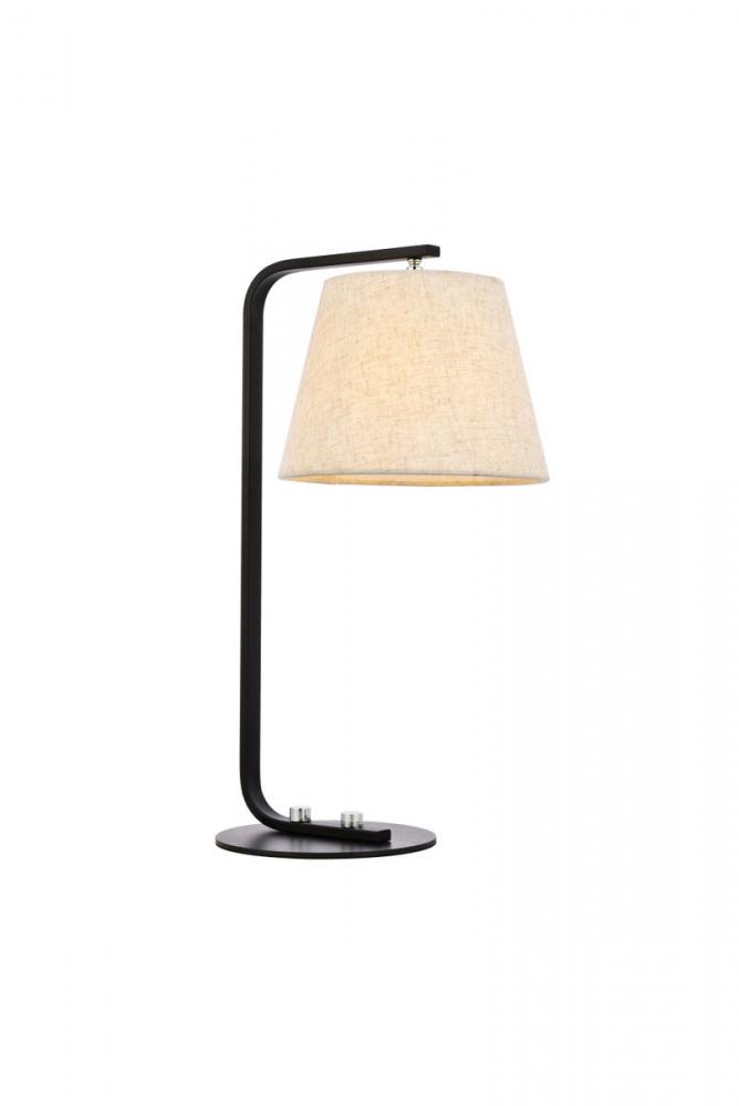Tomlinson 1 Light Black Table Lamp
