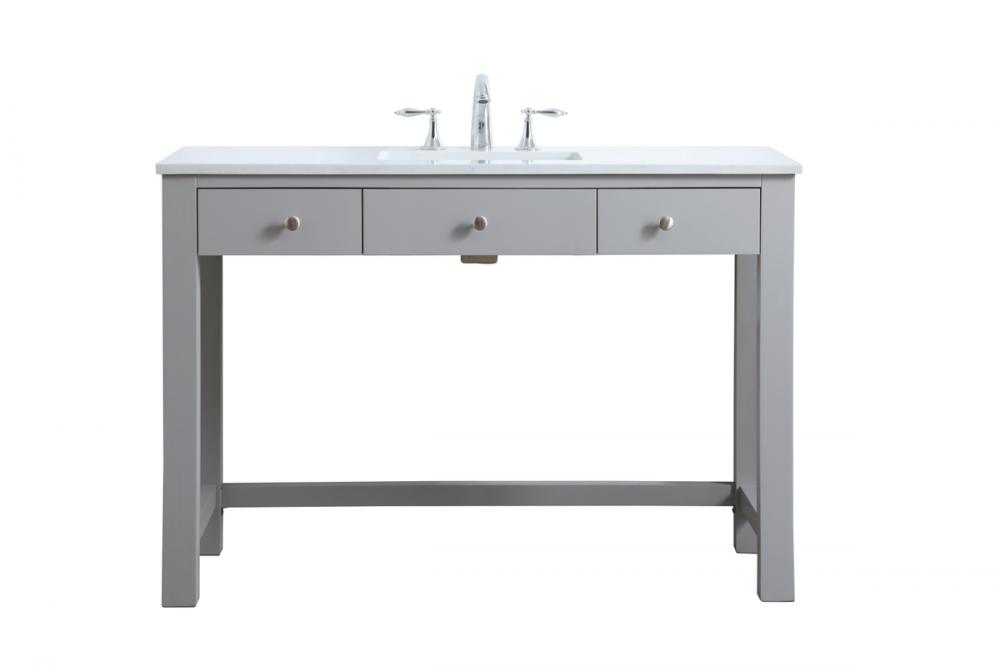 48 Inch Ada Compliant Bathroom Vanity in Grey