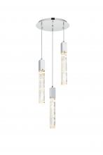 Elegant 2089D16C - Aurora 16 inch Chandelier in Chrome