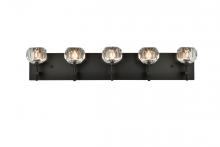 Elegant 3509W32BK - Graham 5 Light Wall Sconce in Black