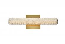 Elegant 3800W18SG - Bowen 18 Inch Adjustable LED Wall Sconce in Satin Gold
