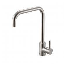 Elegant FAK-308BNK - Levi Single Handle Pull Down Sprayer Kitchen Faucet in Brushed Nickel