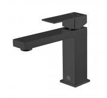 Elegant FAV-1001MBK - Jakob Single Hole Single Handle Bathroom Faucet in Matte Black