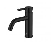 Elegant FAV-1006MBK - Victor Single Hole Single Handle Bathroom Faucet in Matte Black