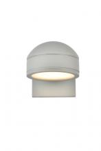 Elegant LDOD4016S - Raine Integrated LED Wall Sconce in Silver