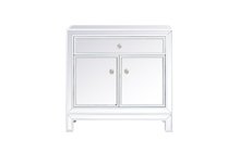 Elegant MF71034WH - 29 Inch Mirrored Cabinet in White