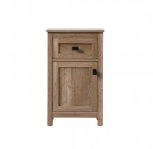 Elegant SC011830NT - 18 Inch Wide Bathroom Storage Freedstanding Cabinet in Natural Oak