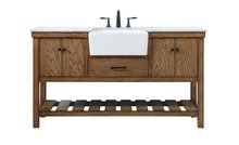 Elegant VF60160DW - 60 Inch Single Bathroom Vanity in Driftwood
