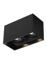 Visual Comfort & Co. Modern Collection 700FMEXOD640BW-LED935 - Exo 6 Dual Flush Mount