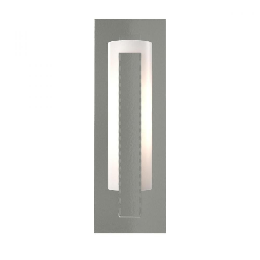 Forged Vertical Bar Sconce - Steel Backplate