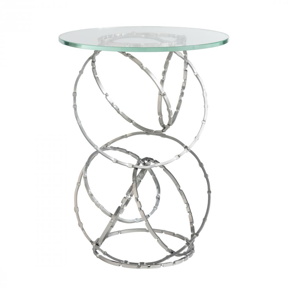 Olympus Accent Table, with Glass Top
