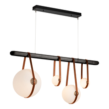 Hubbardton Forge - Canada 131043-LED-STND-10-27-LC-WB-GG0702 - Derby Linear 4-Light LED Pendant