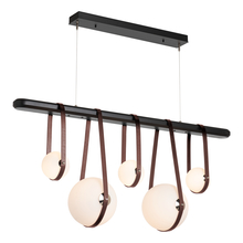 Hubbardton Forge - Canada 131046-LED-STND-10-24-LB-WB-GG0701 - Derby Linear 5-Light LED Pendant