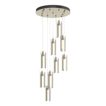 Hubbardton Forge - Canada 131104-SKT-STND-84-ZM0065 - Exos Glass 9-Light Pendant