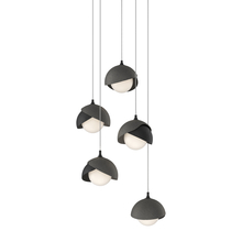 Hubbardton Forge - Canada 131125-SKT-LONG-10-20-GG0711 - Brooklyn 5-Light Double Shade Pendant