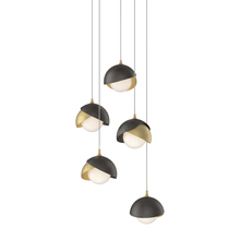 Hubbardton Forge - Canada 131125-SKT-LONG-86-14-GG0711 - Brooklyn 5-Light Double Shade Pendant