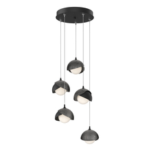 Hubbardton Forge - Canada 131125-SKT-STND-10-89-GG0711 - Brooklyn 5-Light Double Shade Pendant