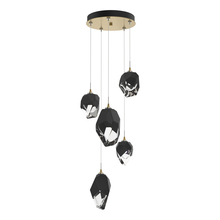 Hubbardton Forge - Canada 131139-SKT-LONG-86-BP0756 - Chrysalis 5-Light Mixed Crystal Pendant