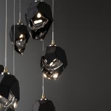 Hubbardton Forge - Canada 131140-SKT-LONG-86-BP0754 - Chrysalis 9-Light Small Crystal Pendant