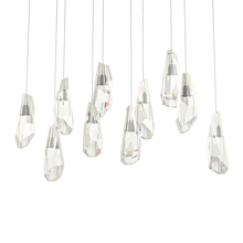 Hubbardton Forge - Canada 131201-SKT-LONG-05-CR - Luma 10-Light Large Crystal Pendant