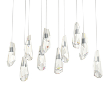 Hubbardton Forge - Canada 131201-SKT-LONG-10-CR - Luma 10-Light Large Crystal Pendant