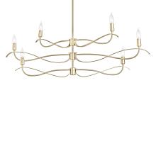 Hubbardton Forge - Canada 136350-SKT-MULT-86 - Willow 6-Light Small Chandelier