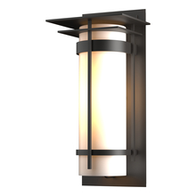 Hubbardton Forge - Canada 305994-SKT-14-GG0037 - Banded with Top Plate Large Outdoor Sconce