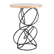 Hubbardton Forge - Canada 750134-10-M1 - Olympus Accent Table, with Wood Top