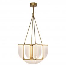 Alora Lighting CH336830VB - Anders 30-in Vintage Brass LED Chandeliers