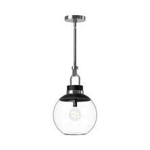 Alora Lighting PD520512CHCL - Copperfield 12-in Chrome/Clear Glass 1 Light Pendant