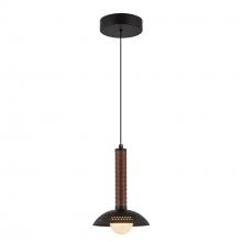 Alora Lighting PD616109MBOP-UNV - Arden 9-in Matte Black/Opal Glass LED Pendant