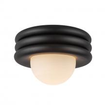 Alora Lighting SF426012MB - Harvey 12-in Matte Black Socket Semi-Flush Mount