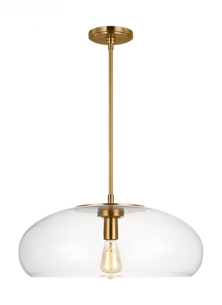 Largo Transitional 1-Light Indoor Dimmable Extra Large Pendant Ceiling Hanging Chandelier Light
