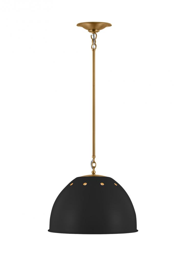 Robbie Transitional 1-Light Indoor Dimmable Large Pendant Ceiling Hanging Chandelier Light