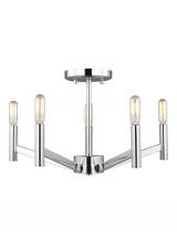 Visual Comfort & Co. Studio Collection 7724305EN-05 - Five Light Semi-Flush Mount