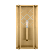 Visual Comfort & Co. Studio Collection AW1161BBS - Erro transitional 1-light indoor dimmable medium wall lantern sconce in burnished brass gold finish