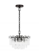 Visual Comfort & Co. Studio Collection CC1254AI - Arden Glam 4-Light Indoor Dimmable Small Chandelier