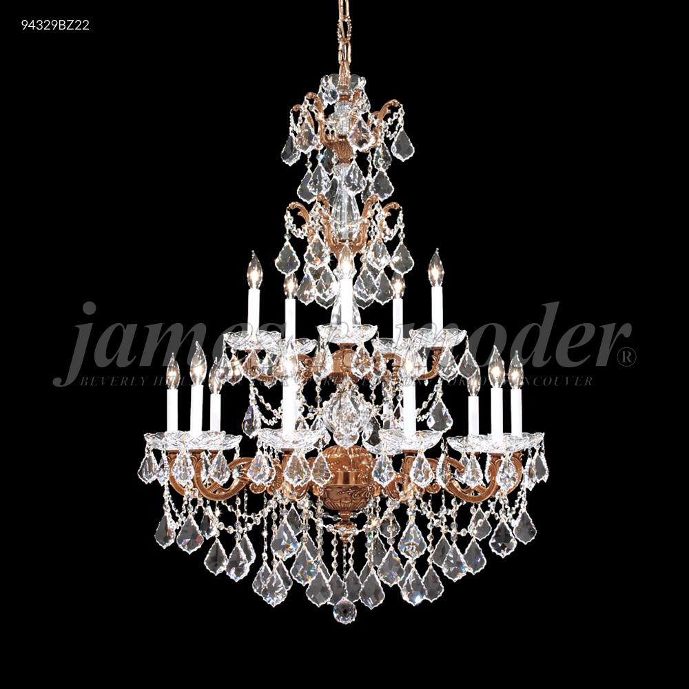 Madrid Cast Brass 15Arm Entry Chandelier