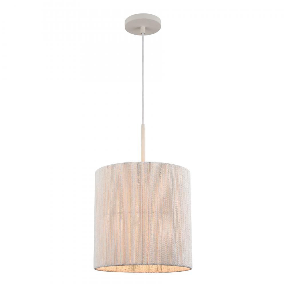 Sophie 12'' Wide 1-Light Pendant - White Coral
