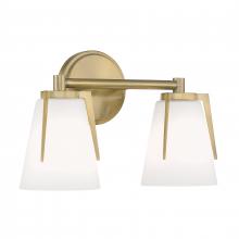 ELK Home 2502-AN-MO - Allure 13.75'' Wide 2-Light Vanity Light - Antique Brass