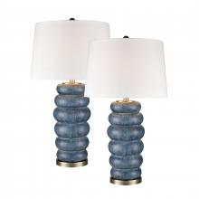 ELK Home S0019-10283/S2 - Barden 30'' High 1-Light Table Lamp - Set of 2 Blue