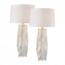 ELK Home S0019-10314/S2 - Parker 37.5'' High 1-Light Table Lamp - Set of 2 Gloss White